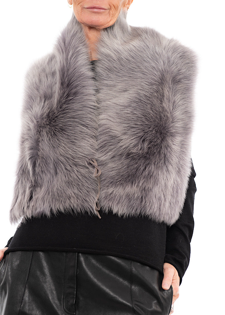 DOM GOOR FUR SCARF