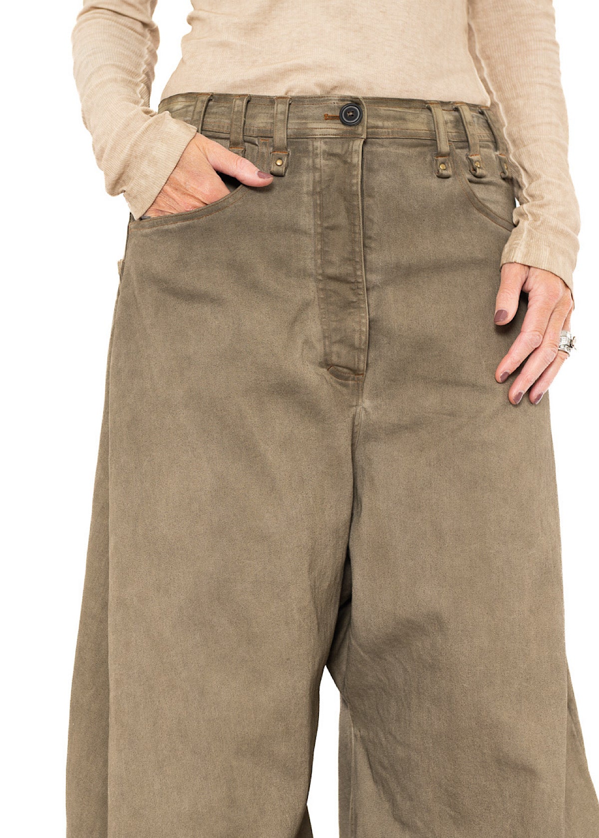 SIGNATURE BALLOON DENIM TROUSER