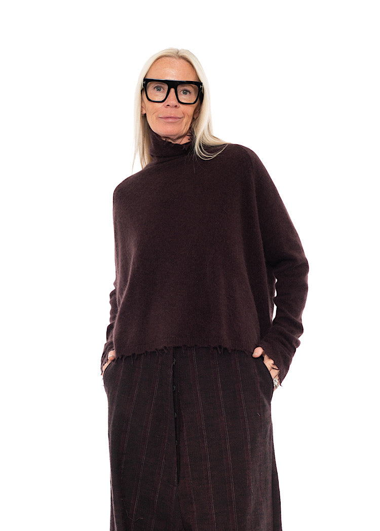 SIGNATURE MERINO RACCOON KNIT