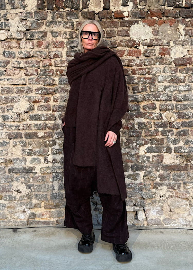 SIGNATURE RACCOON HAIR SCARF *GINGER* (SHOWN IN PURPLE)