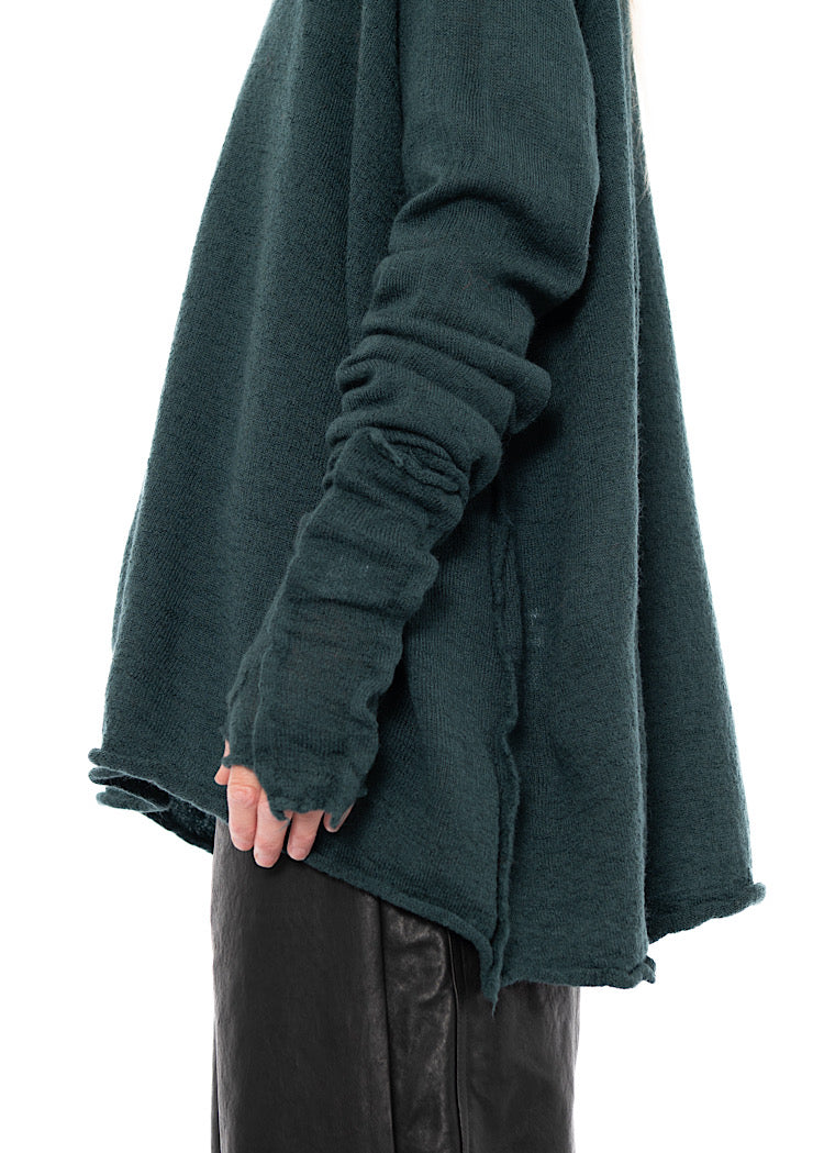 BOILED WOOL FINGERLESS CUFF