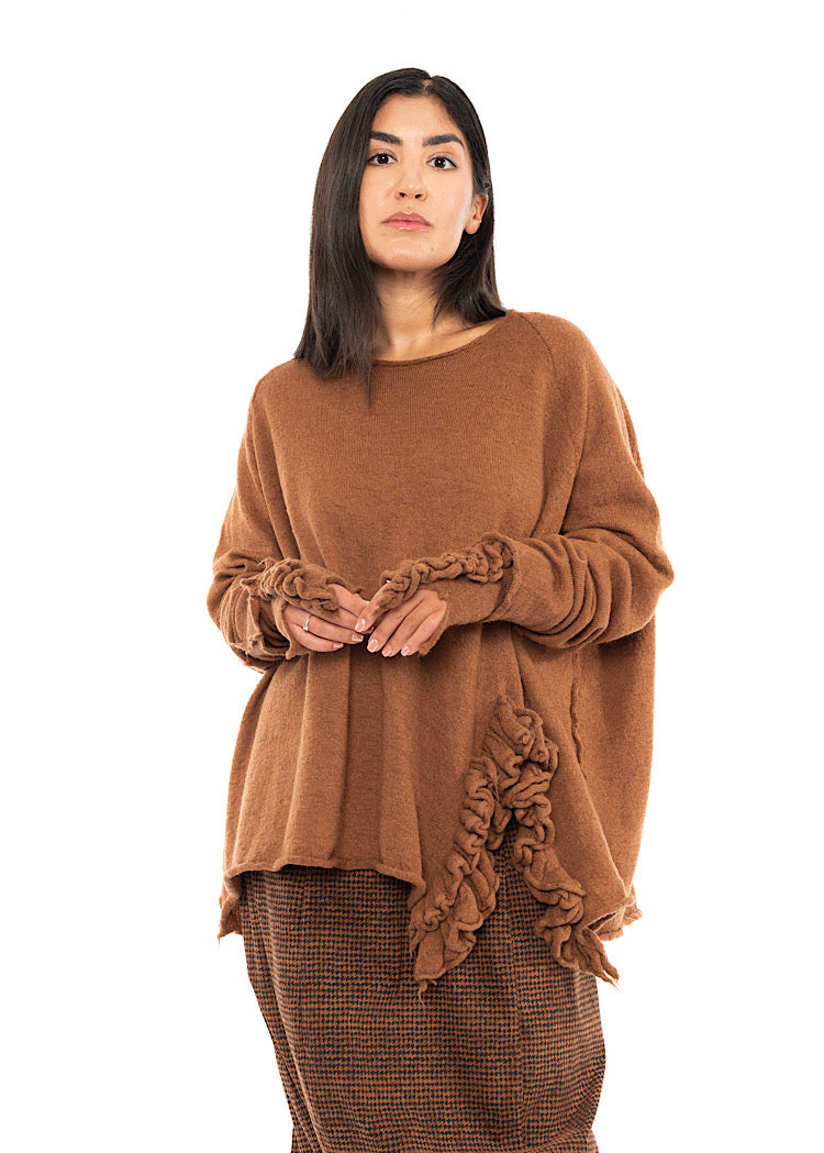 PRE-LOVED RUNDHOLZ BLACK LABEL PULLOVER AND MATCHING CUFFS