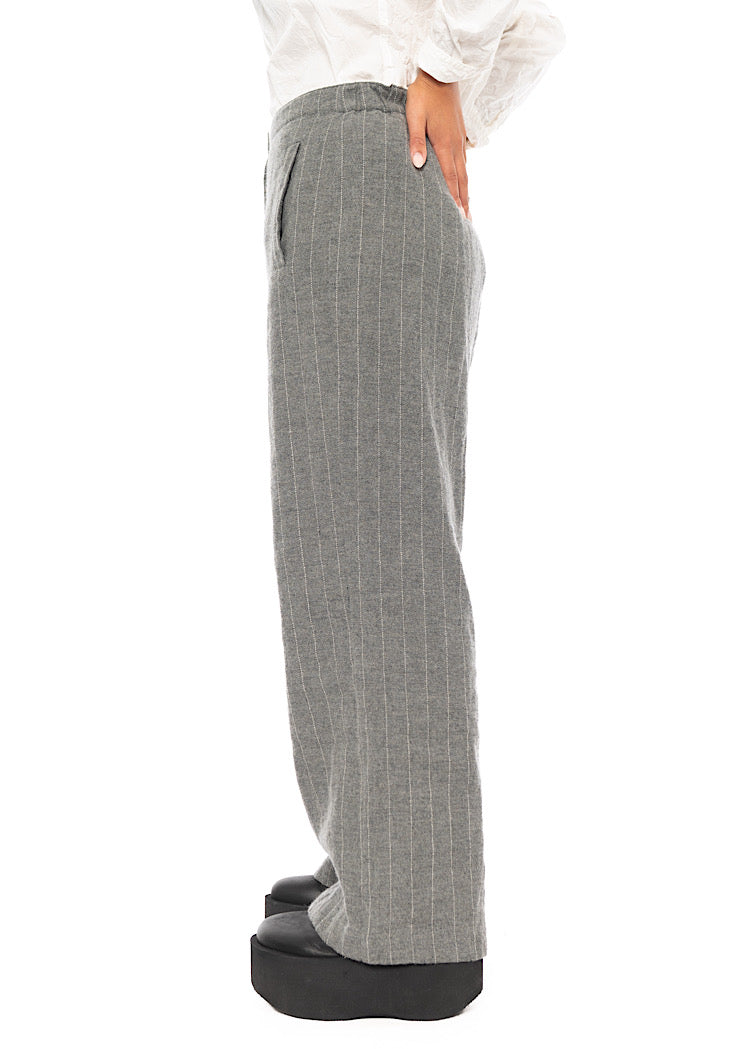 PINSTRIPE PAULETTE TROUSER