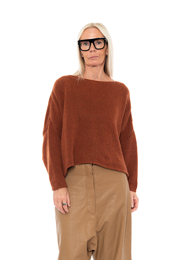 RELAXED SWING KNIT PULLOVER