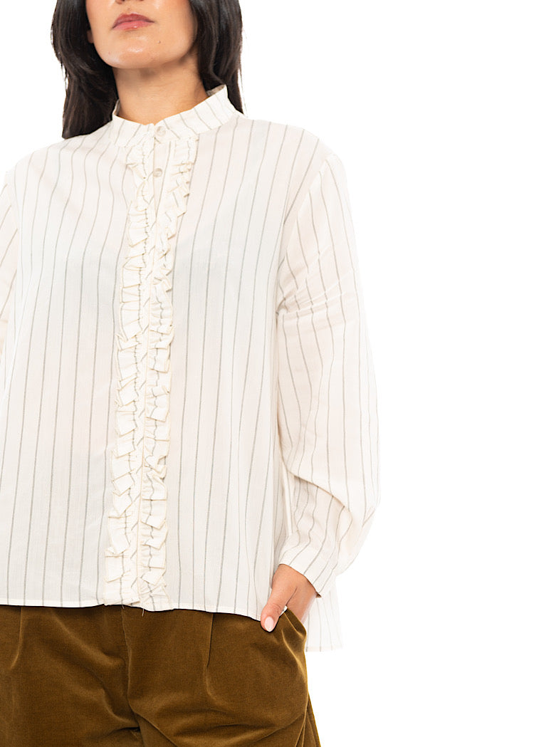 PINSTRIPE AMELIA L SHIRT
