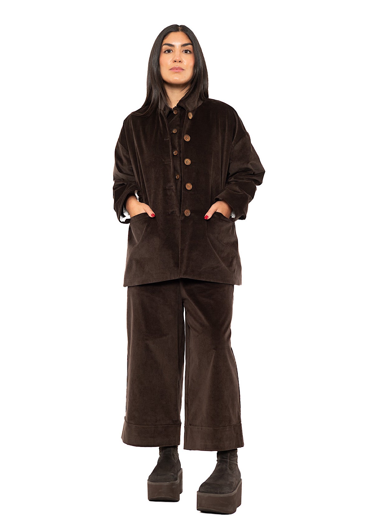 RELAXED VELVET EVELINE JACKET