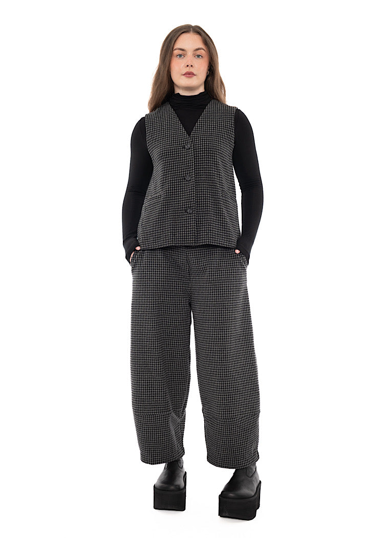 MICRO-CHECK GENNY WAISTCOAT