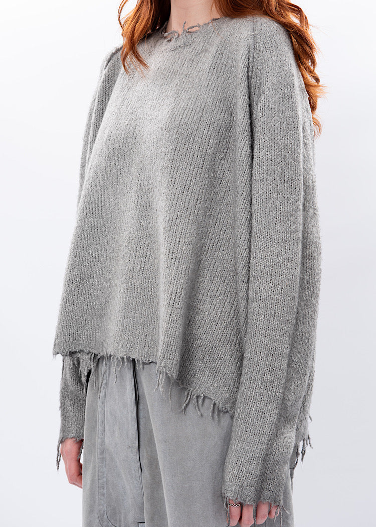 RUNDHOLZ DIP KNITTED PULLOVER