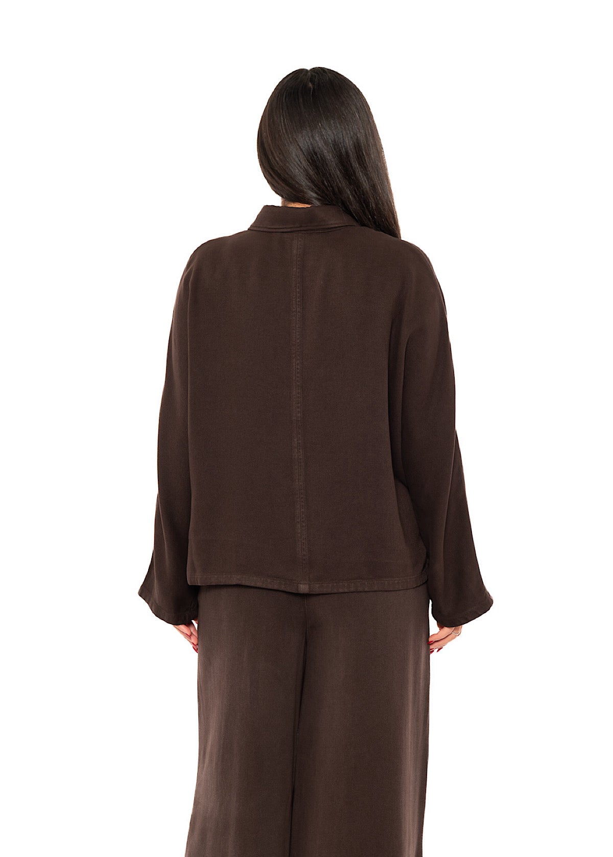 BOXY BATWING SLEEVED BLOUSE