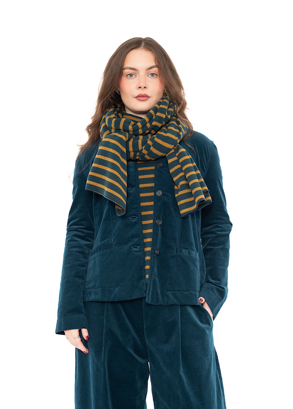 SIGNATURE STRIPED SEGOVIA SCARF