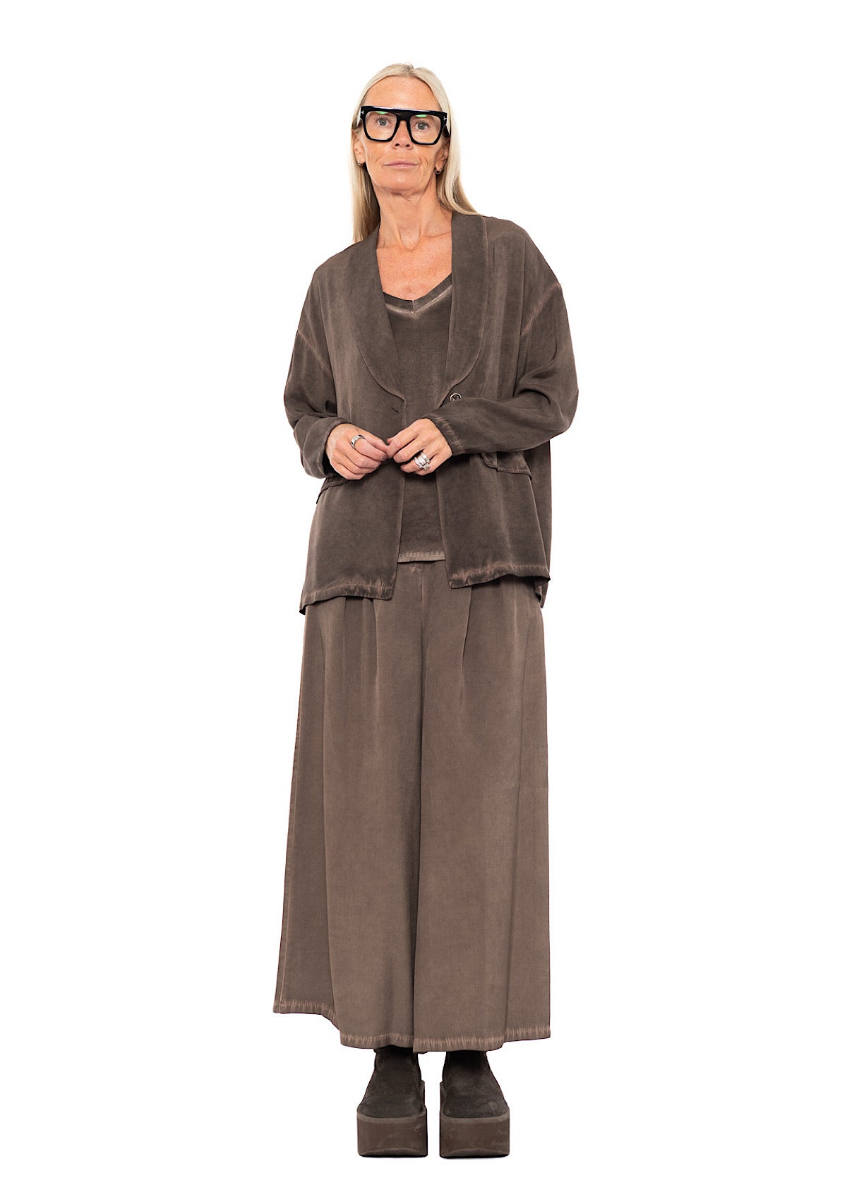 RELAXED VISCOSE-MIX JACKET