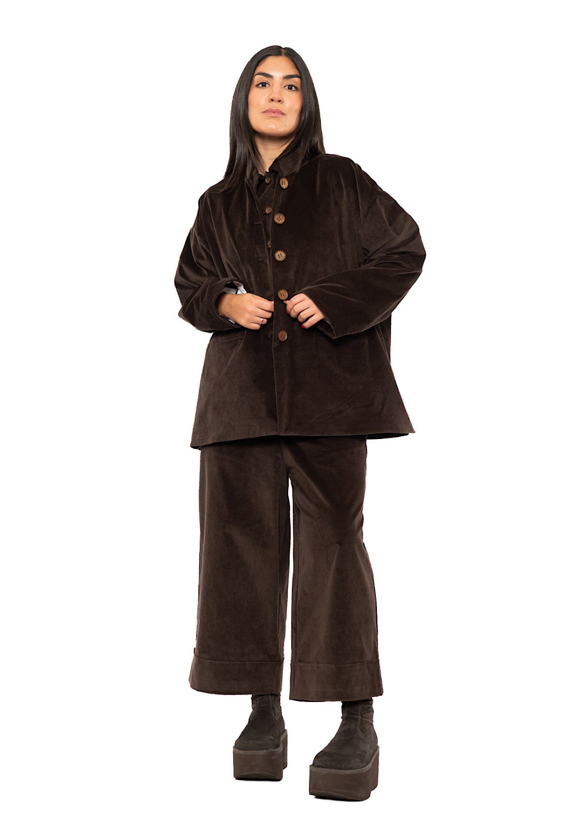RELAXED VELVET EVELINE JACKET