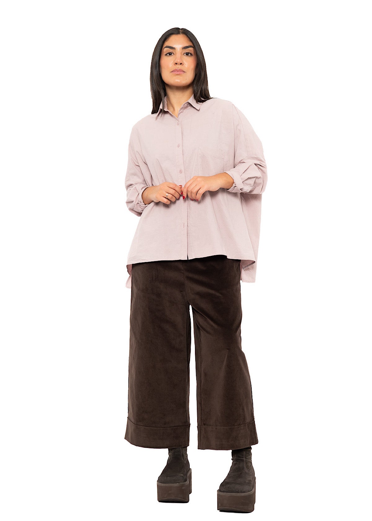OVERSIZED CRISP COTTON CINDY SHIRT