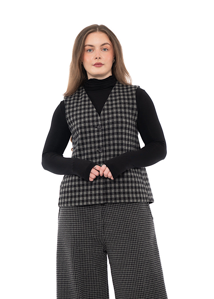 CHECKED GENNY WAISTCOAT