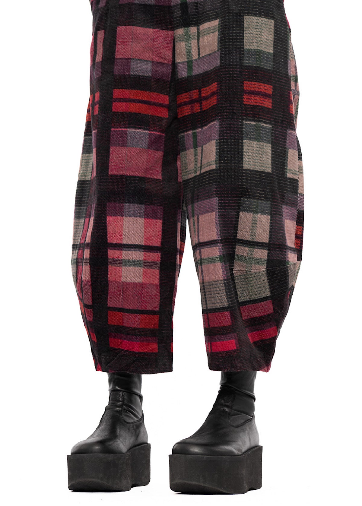 HERITAGE CHECK BALLOON TROUSER