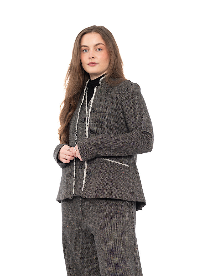 HERRINGBONE APRILE I JACKET