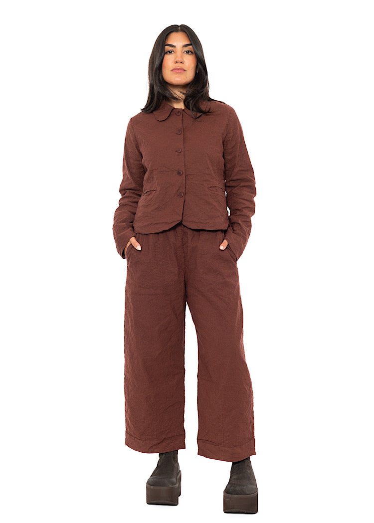 SIGNATURE CRINKLE BOXY JACKET