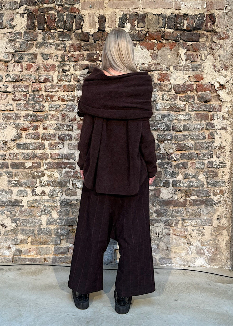 SIGNATURE RACCOON HAIR SCARF *GINGER* (SHOWN IN PURPLE)