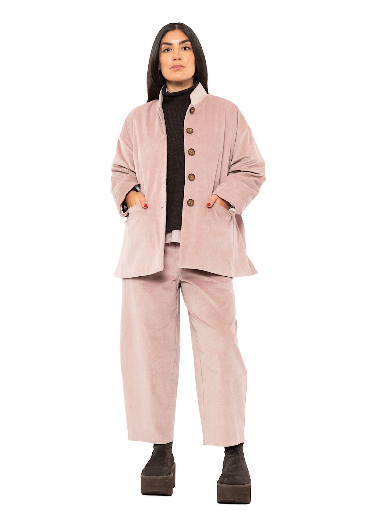 RELAXED VELVET EVELINE JACKET