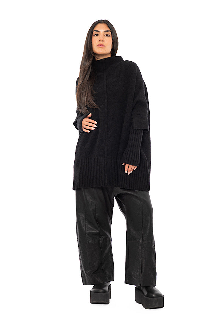 OVERSIZED KNITTED TUNIC