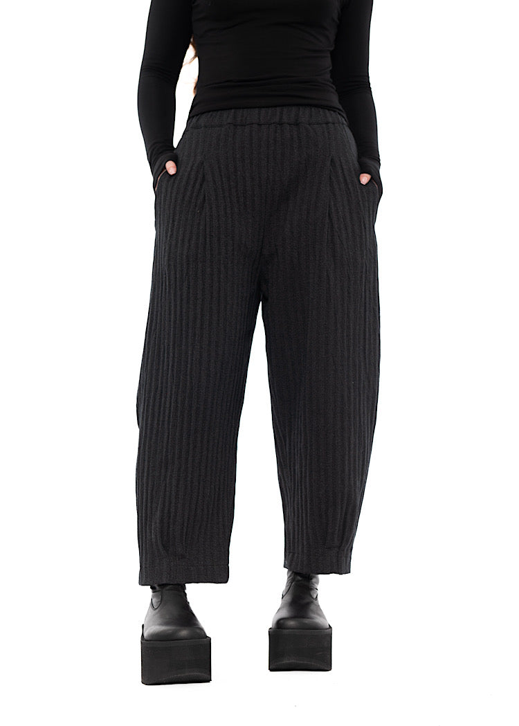 RIBBED BIANCO B TROUSER