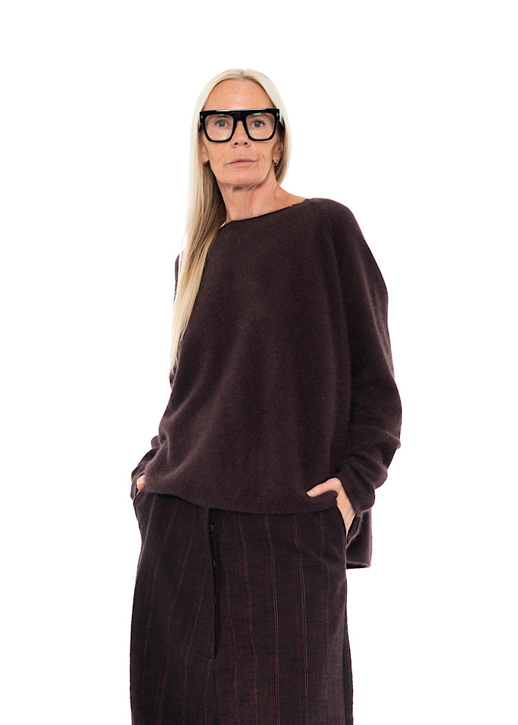 SIGNATURE RACCOON HAIR KNIT