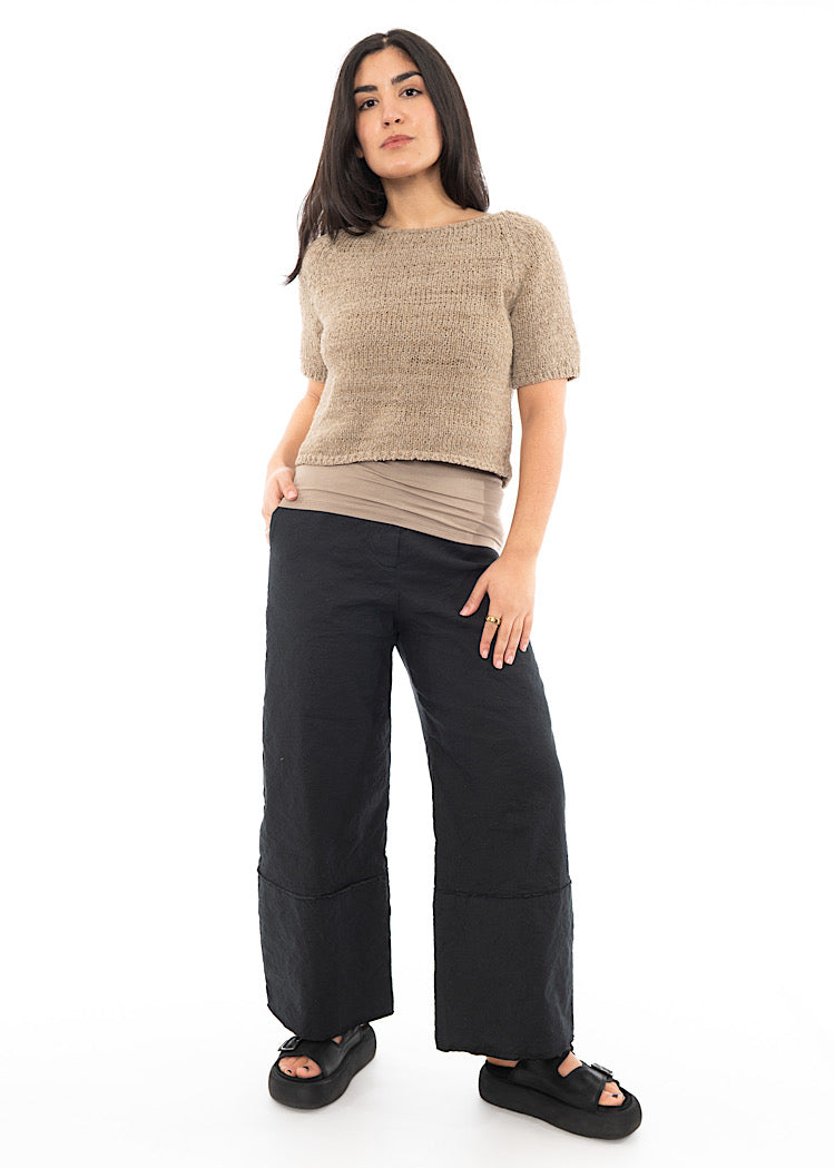 SARAH PACINI CROPPED PULLOVER