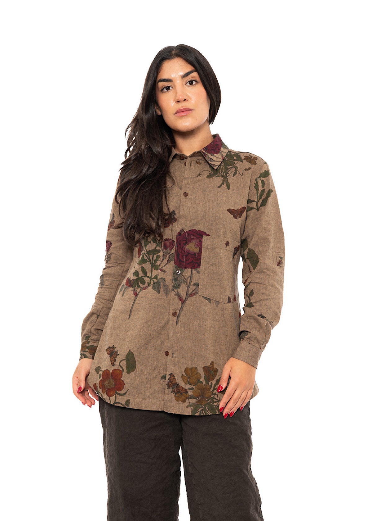 BOTANICAL PRINTED SHIRT