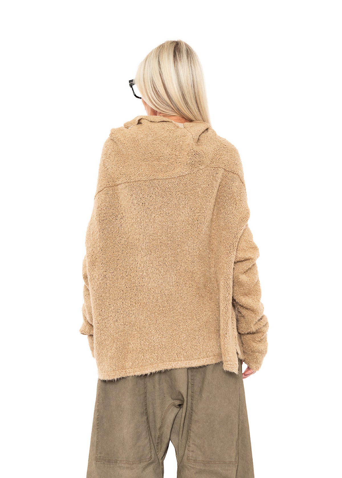 RELAXED SILK KNIT PULLOVER