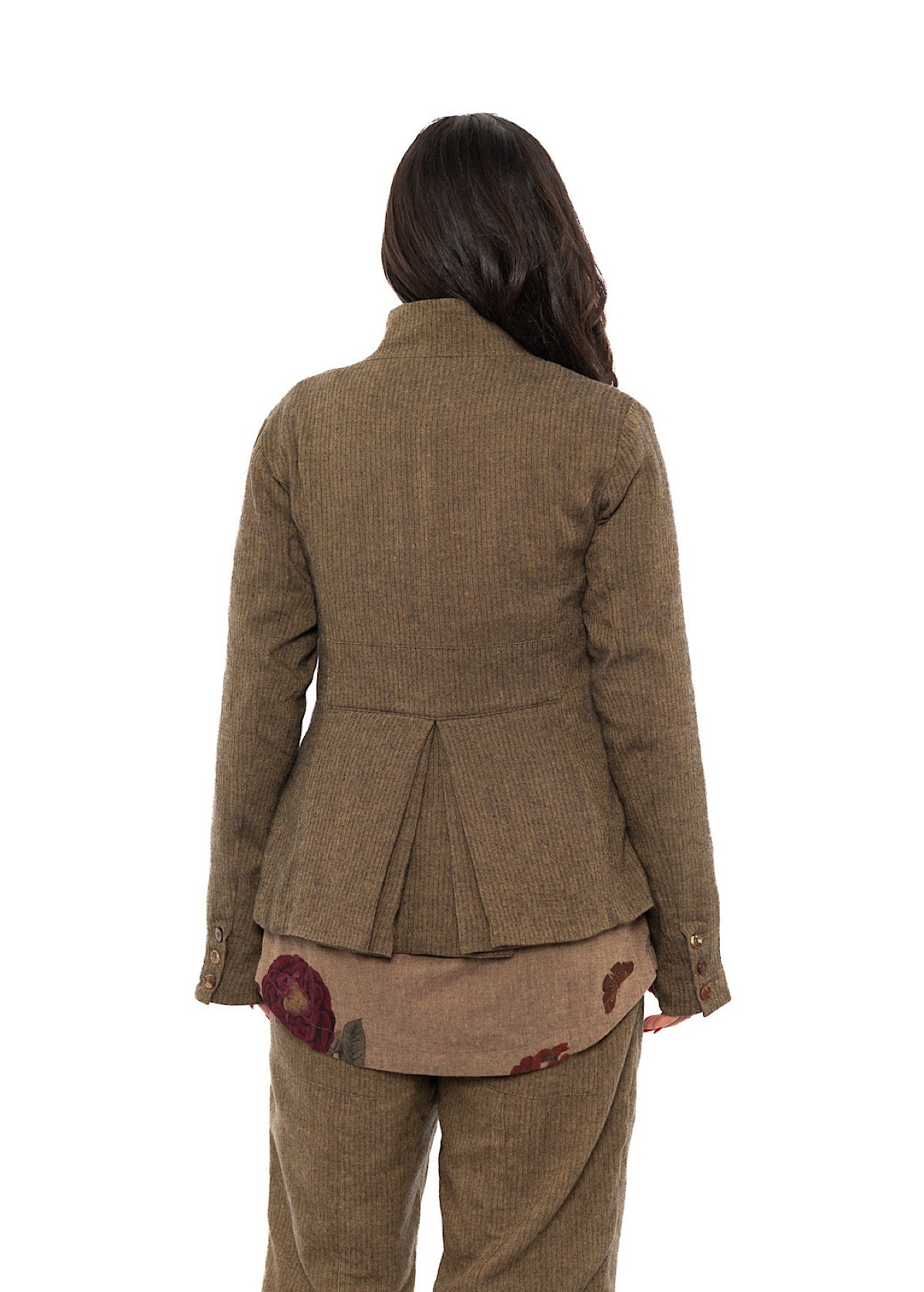 TAILORED HERRINGBONE JACKET