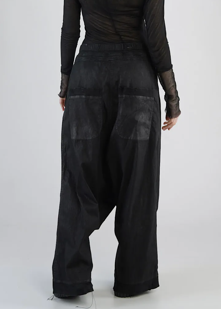 RUNDHOLZ DIP TROUSER *ERASER* (Shown in BLACK)