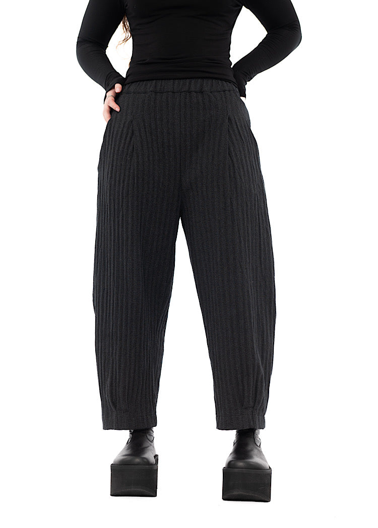 RIBBED BIANCO B TROUSER