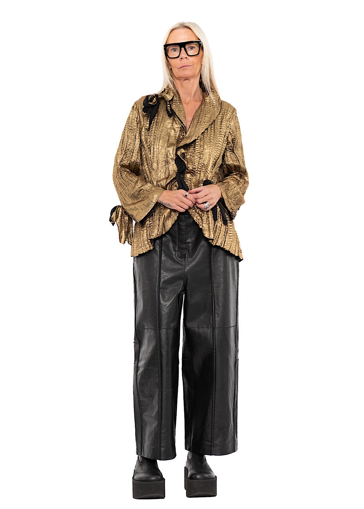 ANNETTE GÖRTZ LEATHER POEM TROUSER