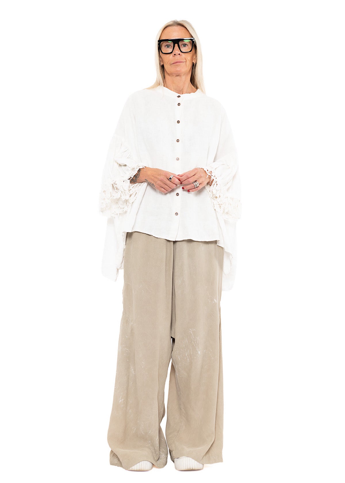 RUNDHOLZ DIP BLOUSE