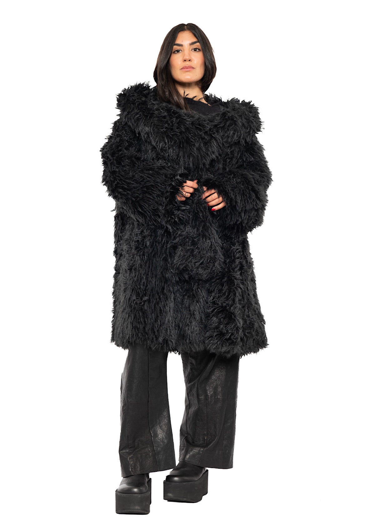 STATEMENT FAUX FUR COAT