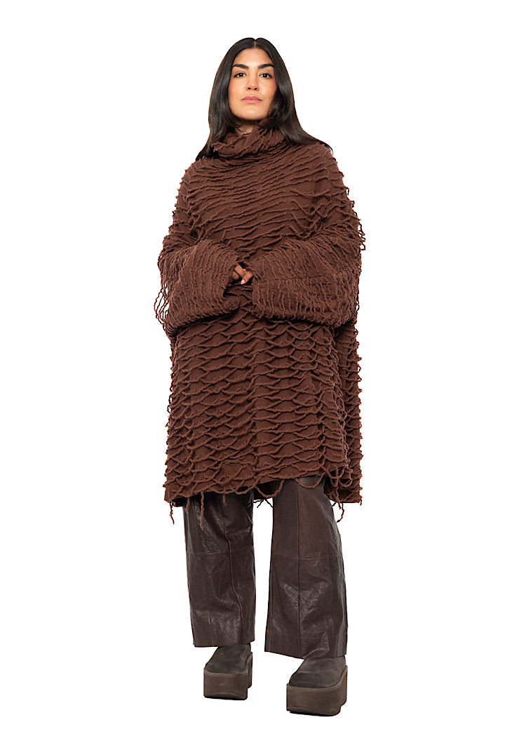 DECONSTRUCTED KNIT TUNIC