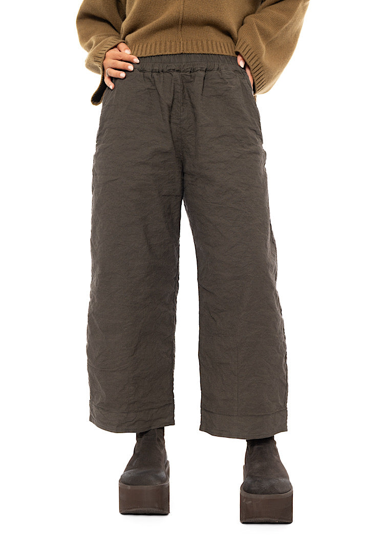SIGNATURE CRINKLE STRAIGHT LEG TROUSER