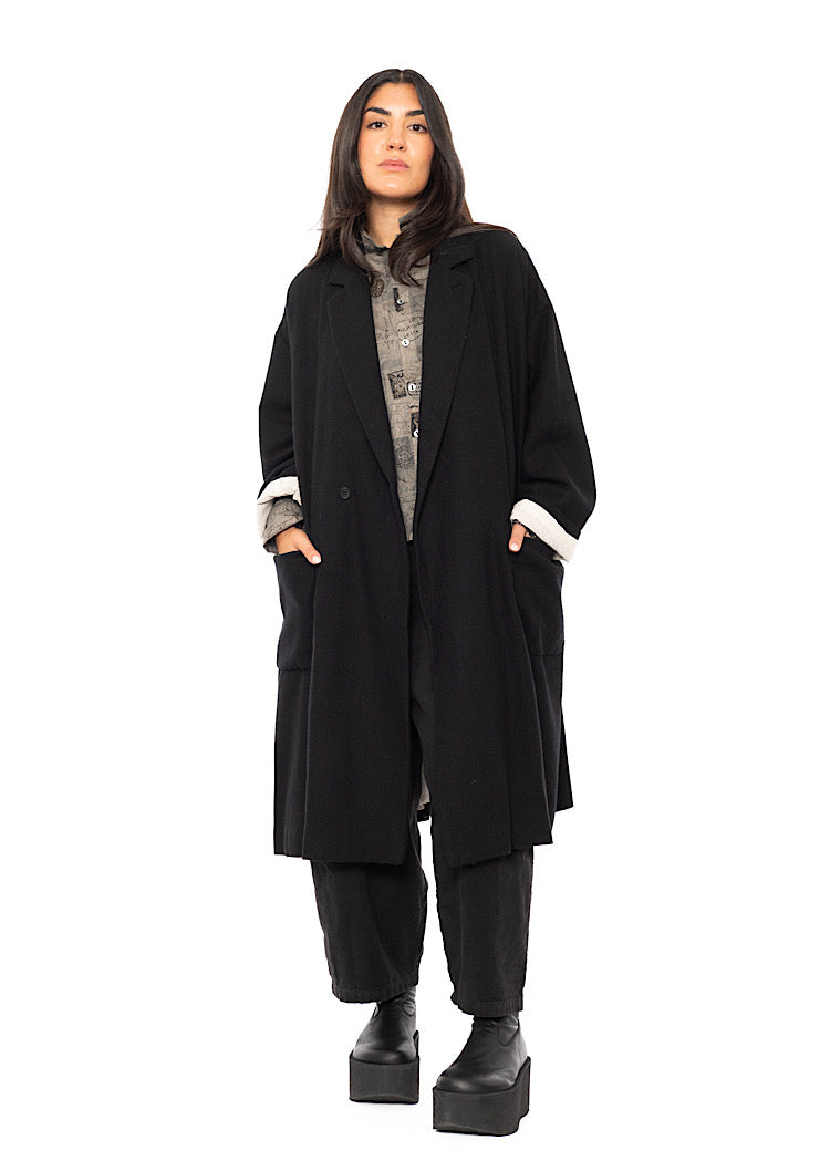 OVERSIZED TWEED COAT