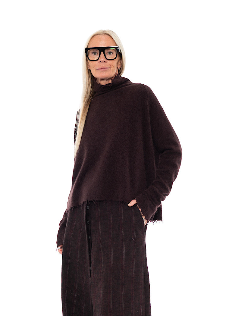 SIGNATURE MERINO RACCOON KNIT
