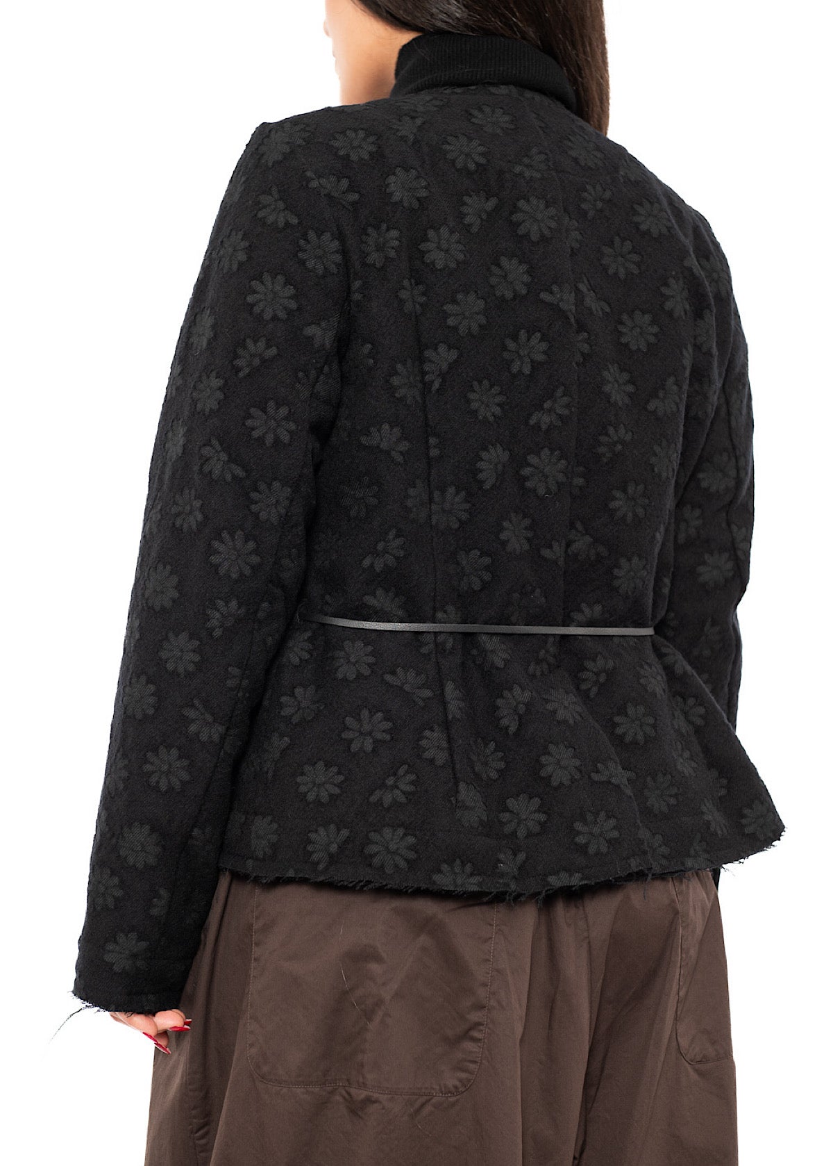 FLORAL JACQUARD JACKET