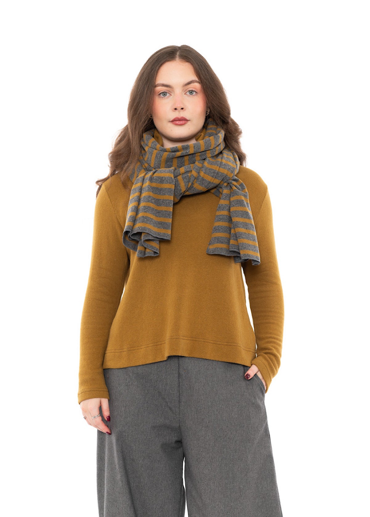 SIGNATURE STRIPED SEGOVIA SCARF