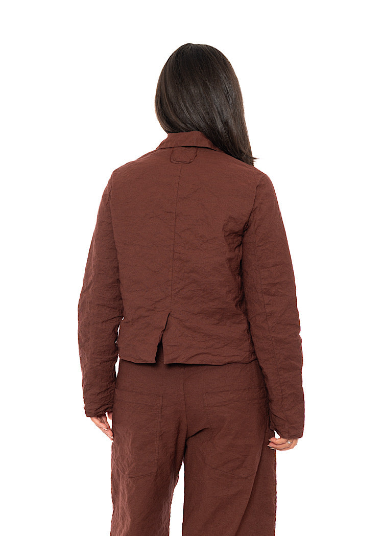 SIGNATURE CRINKLE BOXY JACKET