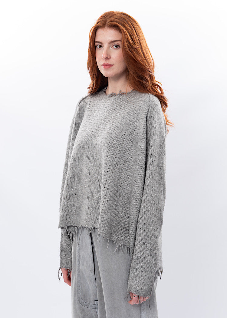 RUNDHOLZ DIP KNITTED PULLOVER