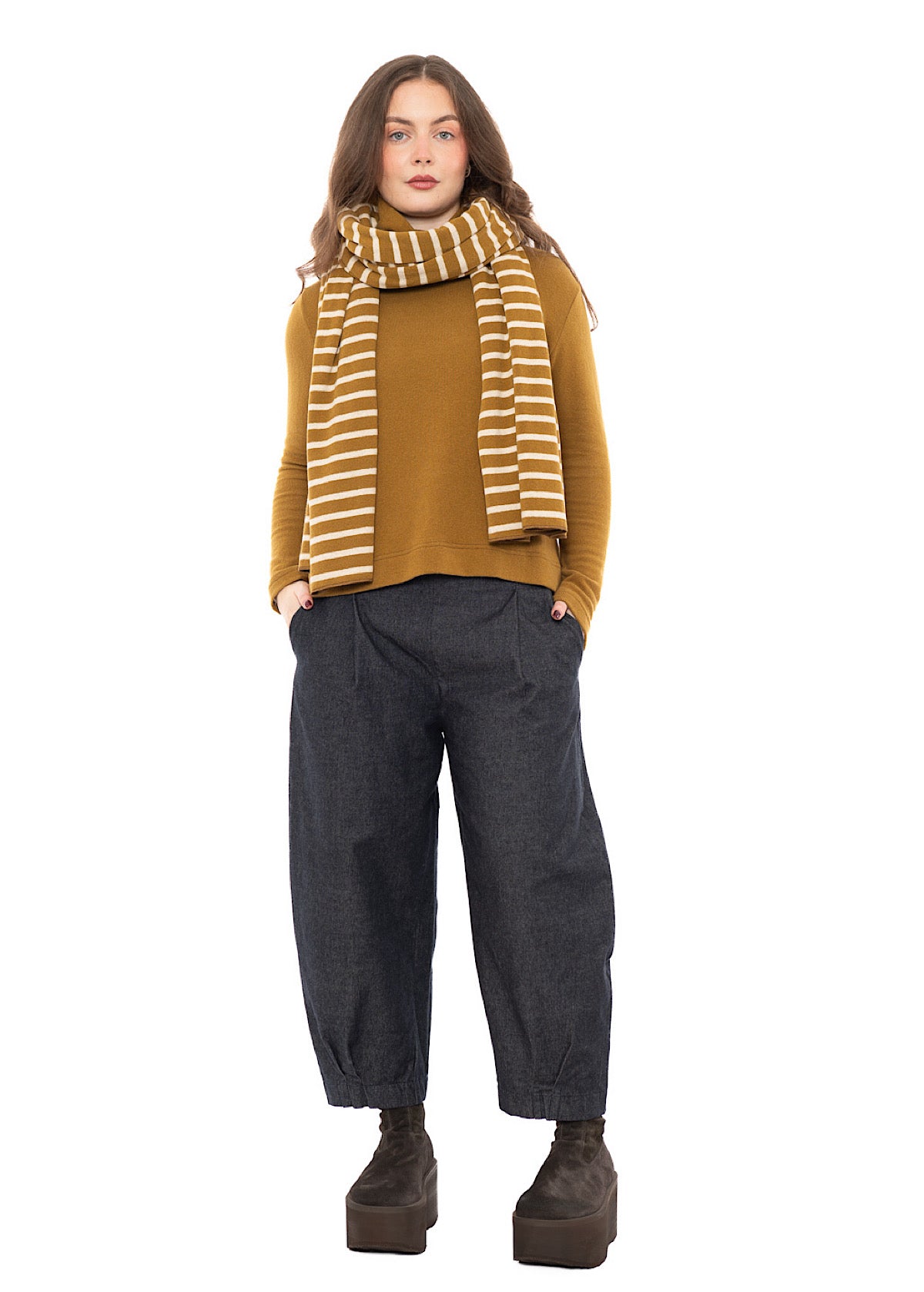 SIGNATURE STRIPED SEGOVIA SCARF