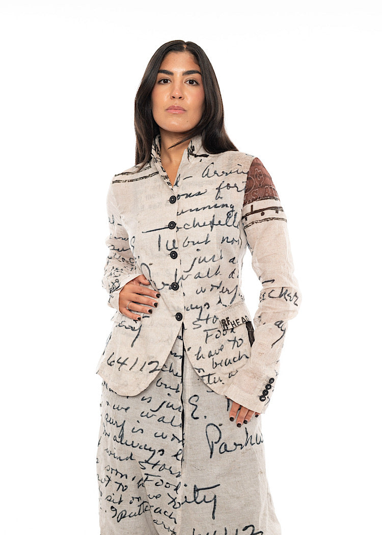 RUNDHOLZ DIP JACKET *BERMUDA 3 PRINT* (Shown in BACKSIDE PRINT)