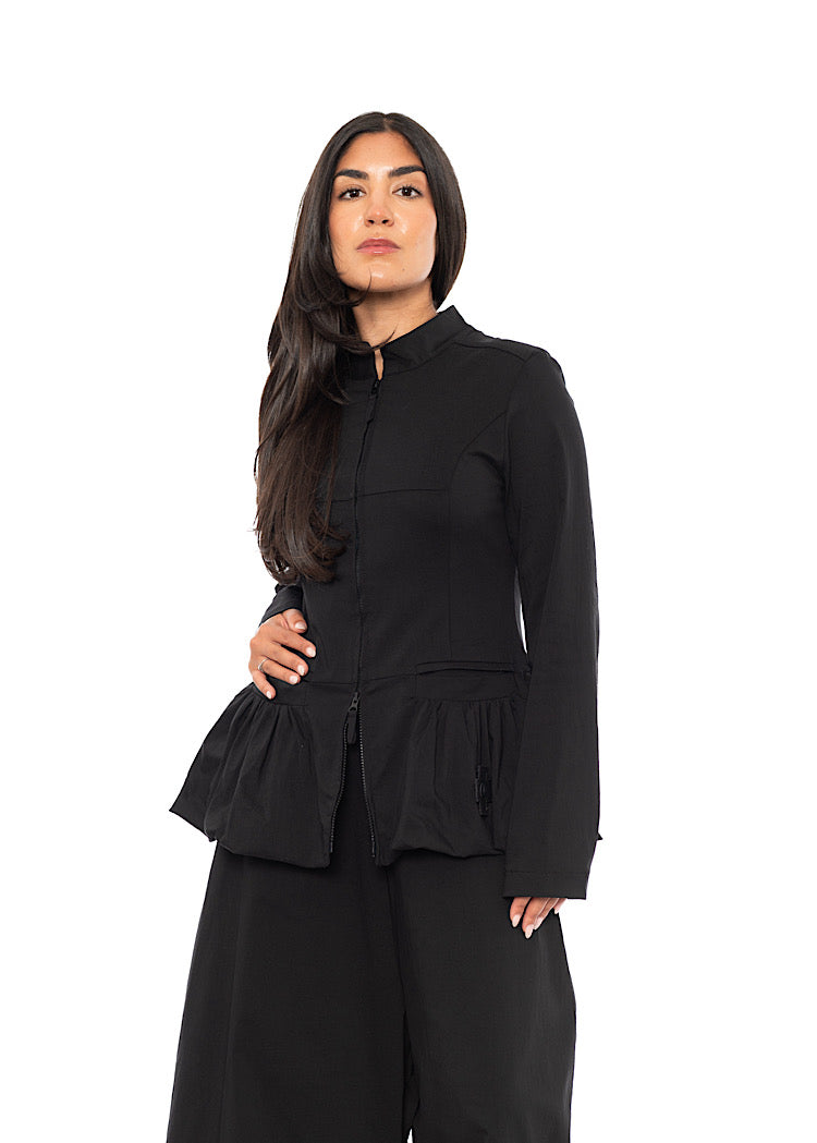 FITTED ZIP-UP JACKET