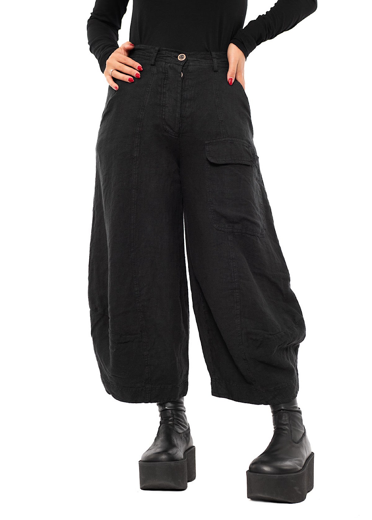 WINTER LINEN BALLOON TROUSER