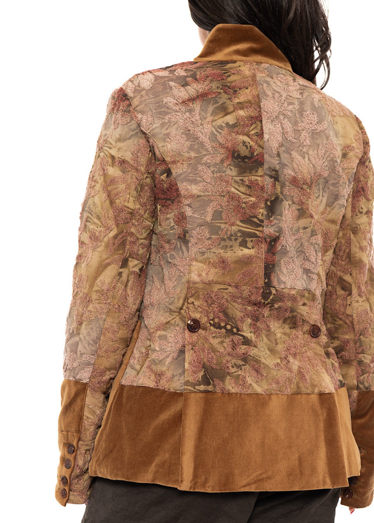 TEXTURED STRAIGHT-CUT JACKET