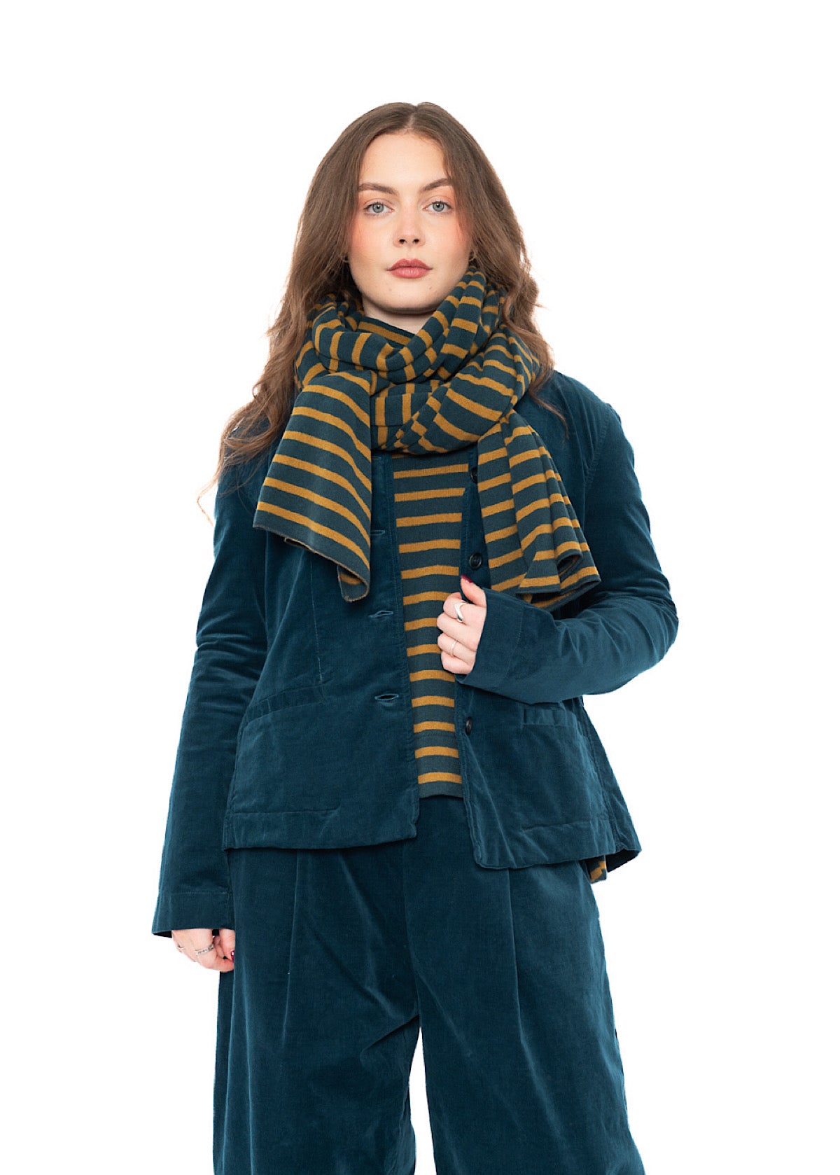 SIGNATURE STRIPED SEGOVIA SCARF