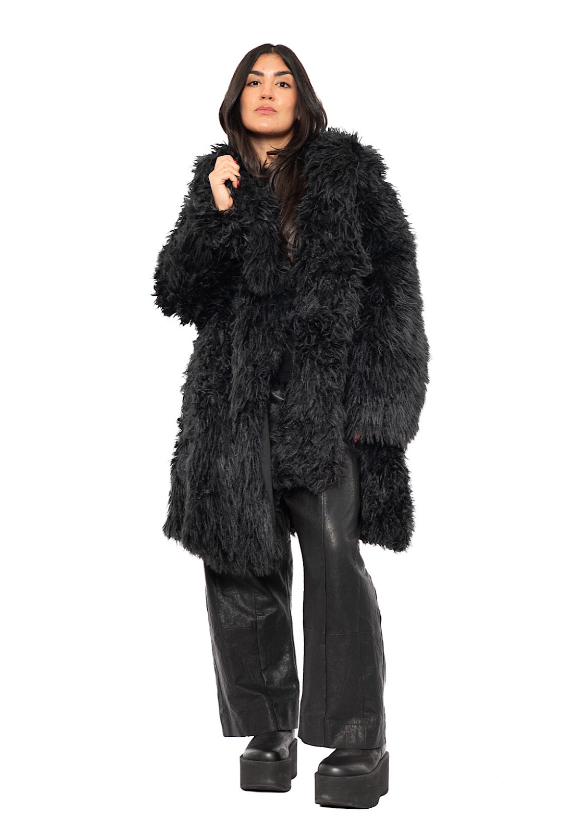 STATEMENT FAUX FUR COAT
